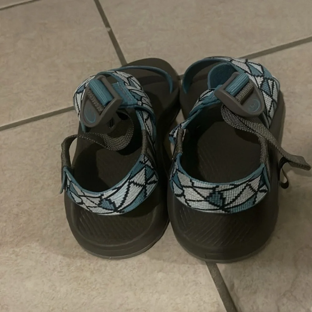 Chaco Blue and Gray Sandals size 7 - Picture 4 of 5